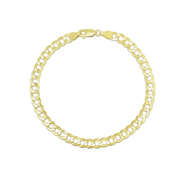 Aura By Martin Binder Gold Comfort Curb Chain Bracelet